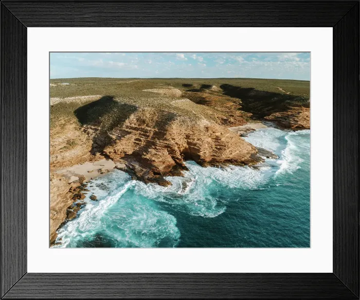Framed Print : Aerial View of Kalbarri Western Australia - DRONE 4K PHOTO Framed Print : Aerial View of Kalbarri Western Australia - DRONE 4K PHOTO