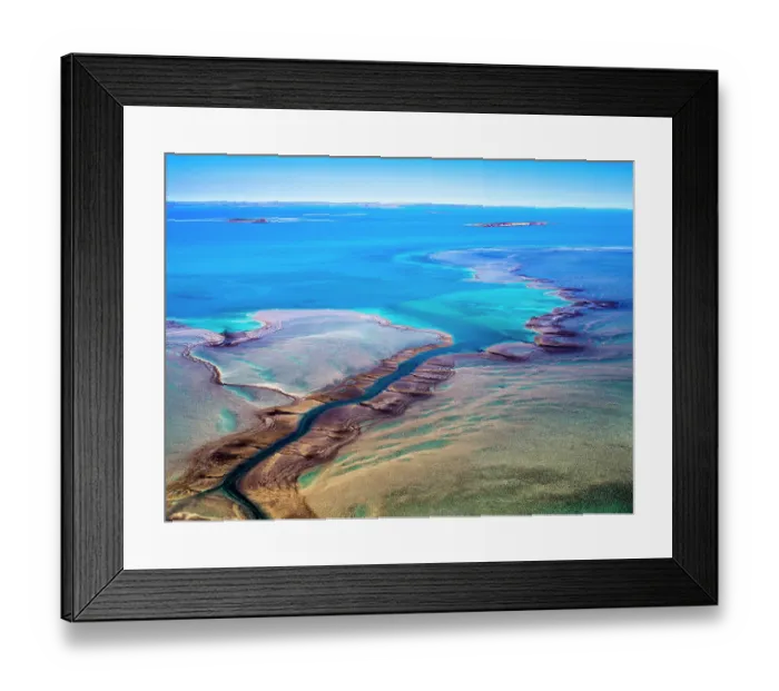 Framed Print : Montgomery Reef Framed Print : Montgomery Reef