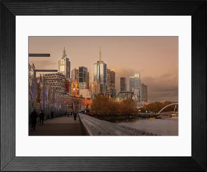Framed Print : Sandridge Bridge, Melbourne Framed Print : Sandridge Bridge, Melbourne