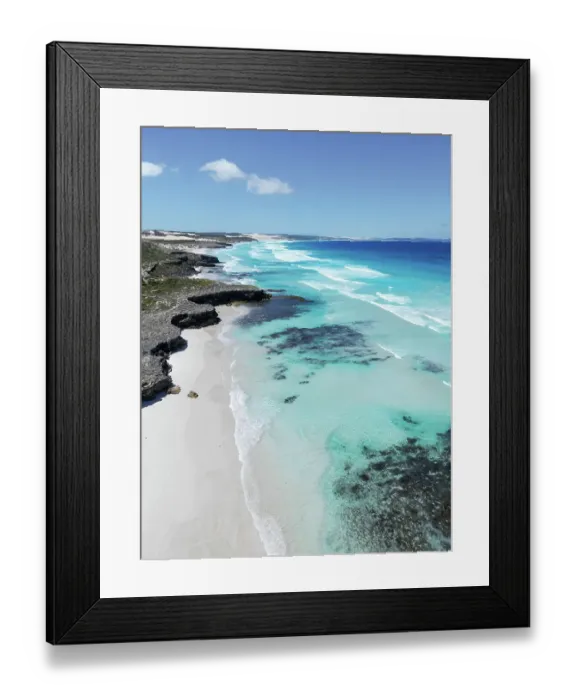 Framed Print : Sleaford Bay coastline. Eyre Peninsula. South Australia Framed Print : Sleaford Bay coastline. Eyre Peninsula. South Australia