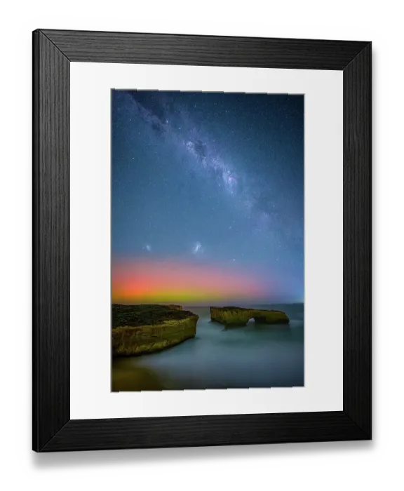 Framed Print : Southern lights Milkyway