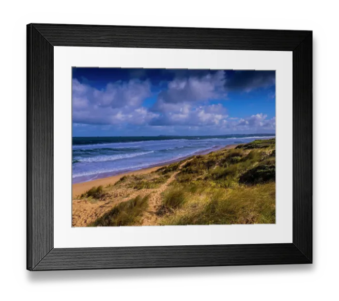 Framed Print : Winter's day on Williamson's Beach, along the Bunurong Bass Coastline, South Gippsland, Victoria, Australia