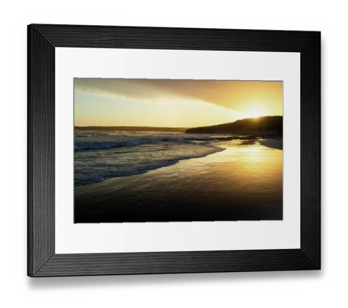 Framed Print : Mary Ellis Wreck Beach at dusk. Sleaford Bay. Lincoln National Park. Eyre Peninsula. South Australia
