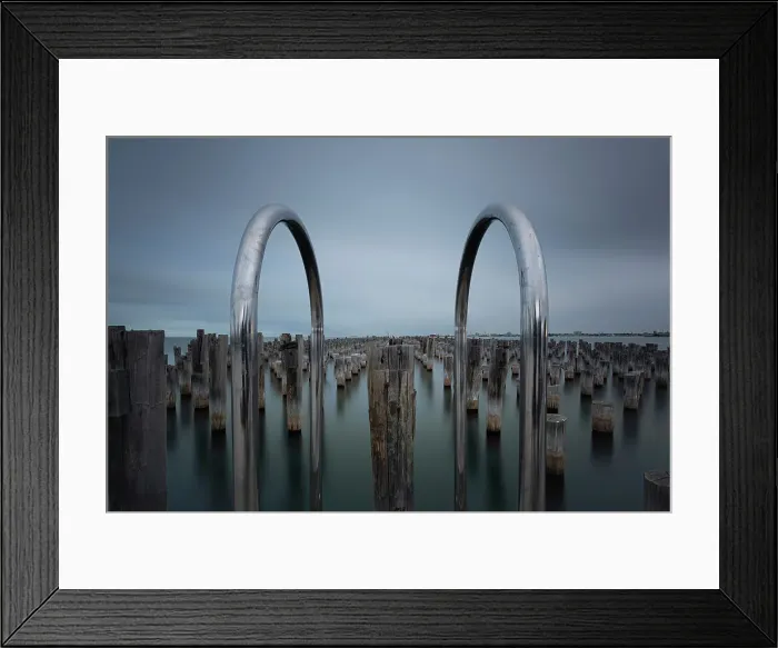 Framed Print : Princess Pier - Port Melbourne Framed Print : Princess Pier - Port Melbourne