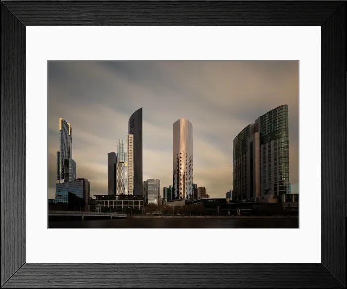 Framed Print : Cityscape Skyscrapers - Melbourne