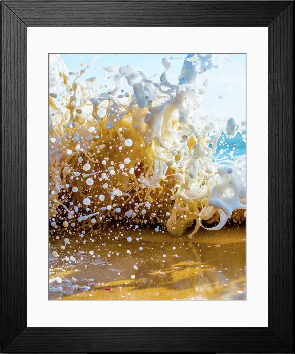Framed Print : Coastal Splash Framed Print : Coastal Splash