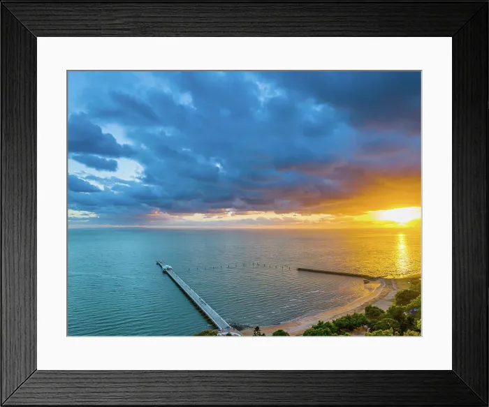 Framed Print : shornclifffe