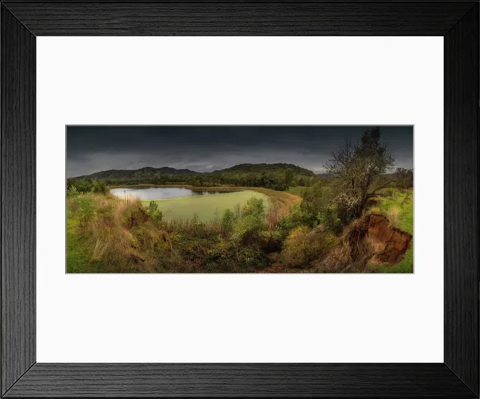 Framed Print : Landscape near Eldorado during Autumn, North Central Victoria, Australia