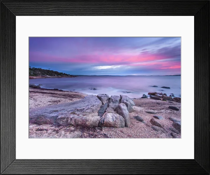 Framed Print : Winter Sunrise