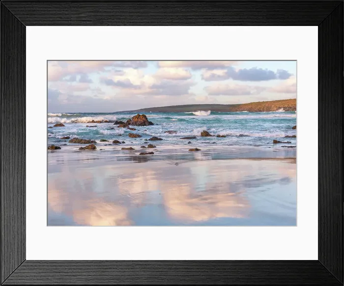 Framed Print : Winter glow