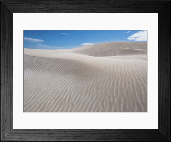 Framed Print : Sand dunes landscape
