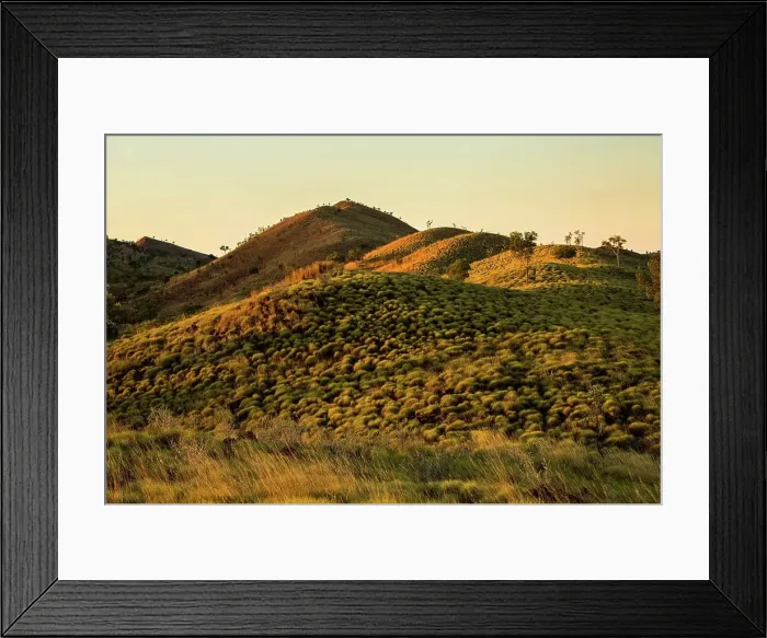 Framed Print : Golden light in outback Western Australia Framed Print : Golden light in outback Western Australia