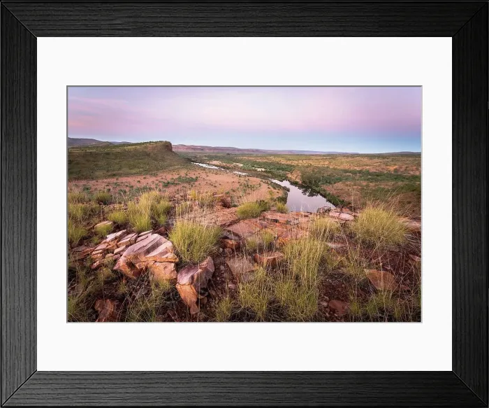 Framed Print : Sunset in remote Western Australia