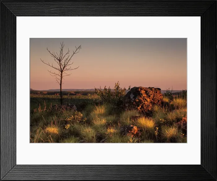 Framed Print : Dawn over the outback landscape