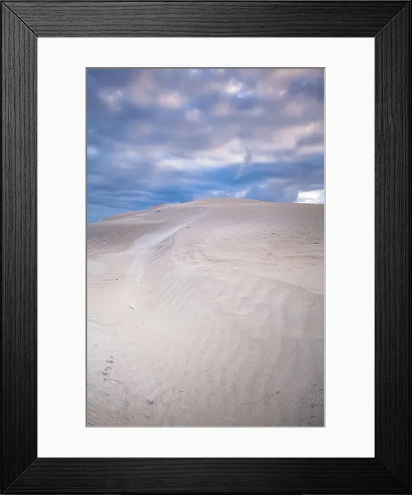Framed Print : Sand dunes at sunrise Framed Print : Sand dunes at sunrise