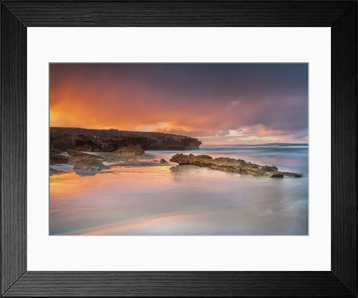 Framed Print : Winter sunrise