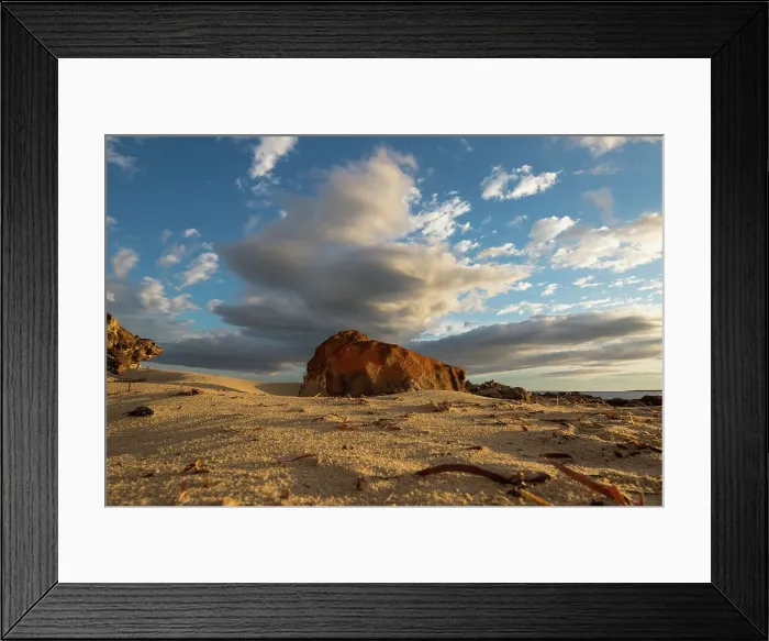 Framed Print : Clouds hover