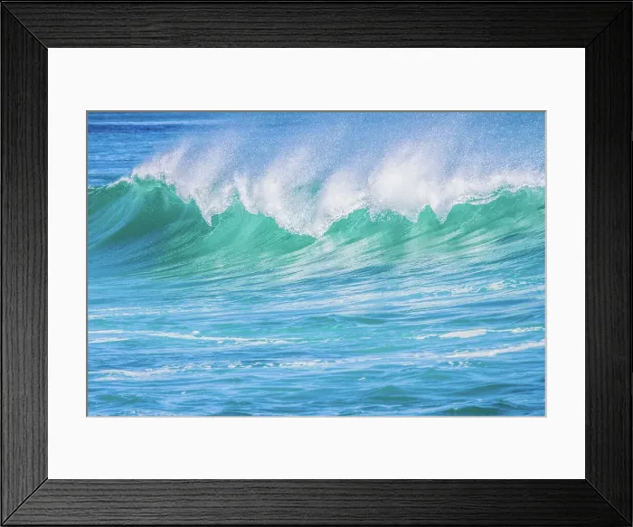 Framed Print : Wave break