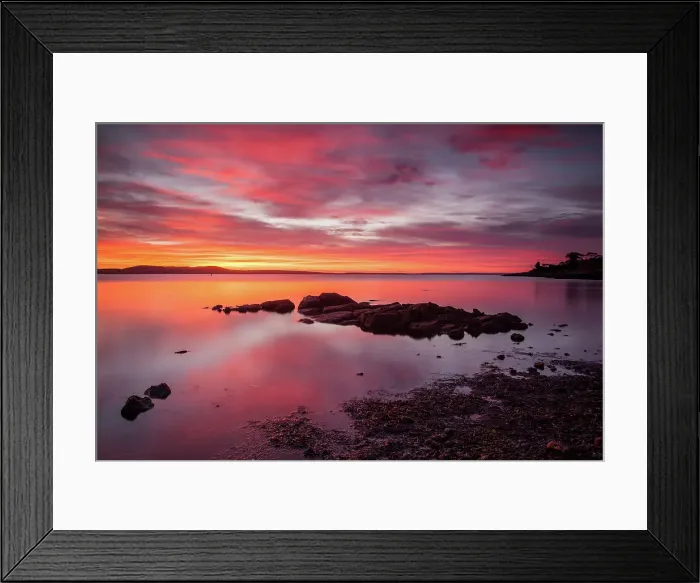 Framed Print : Crimson sunrise Framed Print : Crimson sunrise