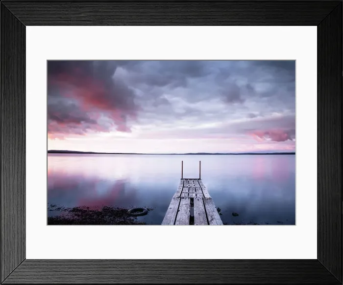 Framed Print : Winter pastels