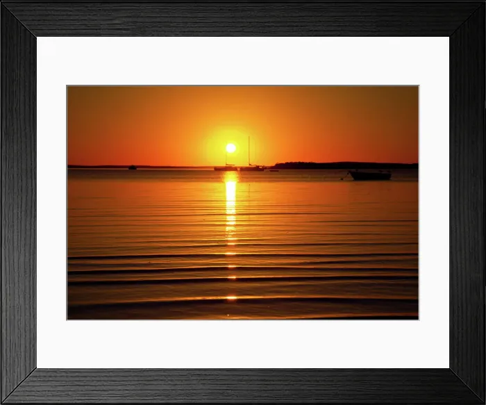Framed Print : Sunset sea Framed Print : Sunset sea