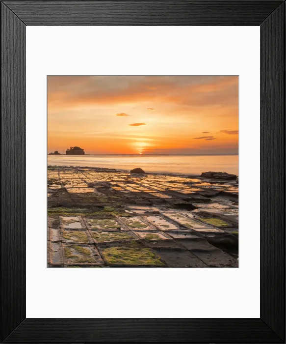 Framed Print : Sunrise at the tessellated pavements Framed Print : Sunrise at the tessellated pavements