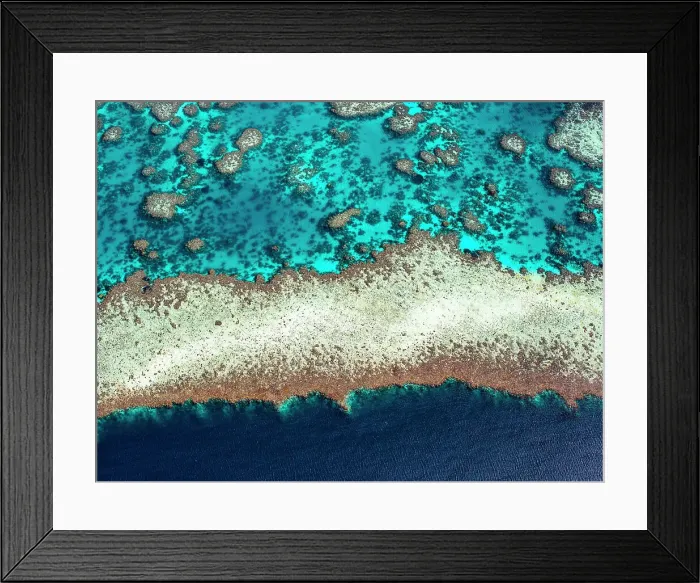 Framed Print : The Great Barrier Reef