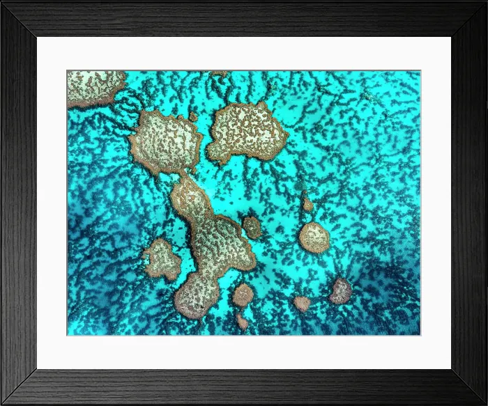 Framed Print : The Great Barrier Reef