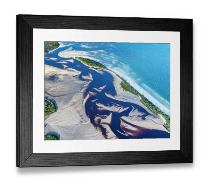Framed Print : Wathumba Creek, Fraser Island, K'gari