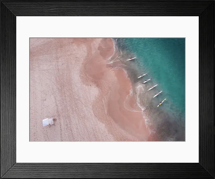 Framed Print : Bondi Kayaks at Sunrise Framed Print : Bondi Kayaks at Sunrise