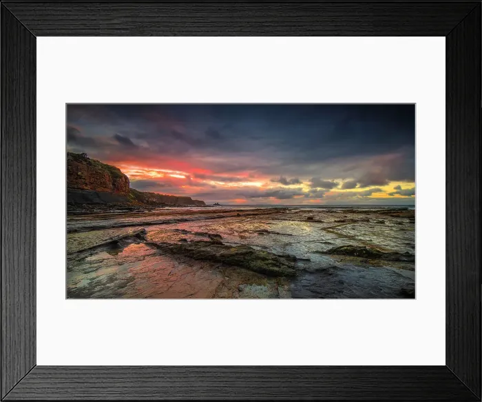Framed Print : Bunurong Bass Coastline, South Gippsland, Victoria, Australia