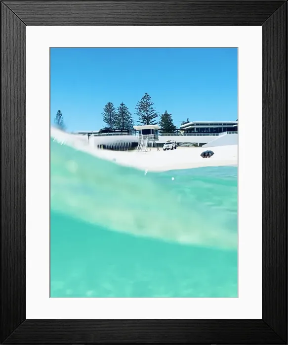 Framed Print : Lifeguard from the water Framed Print : Lifeguard from the water