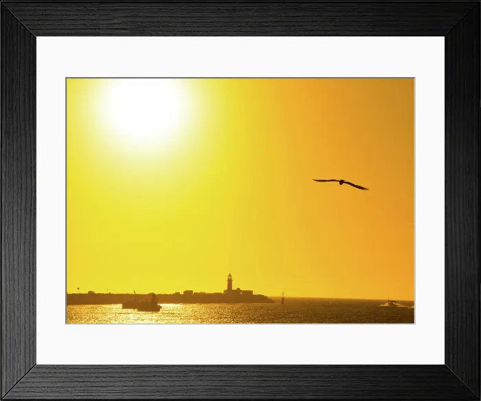 Framed Print : Fremantle Harbour Sunset