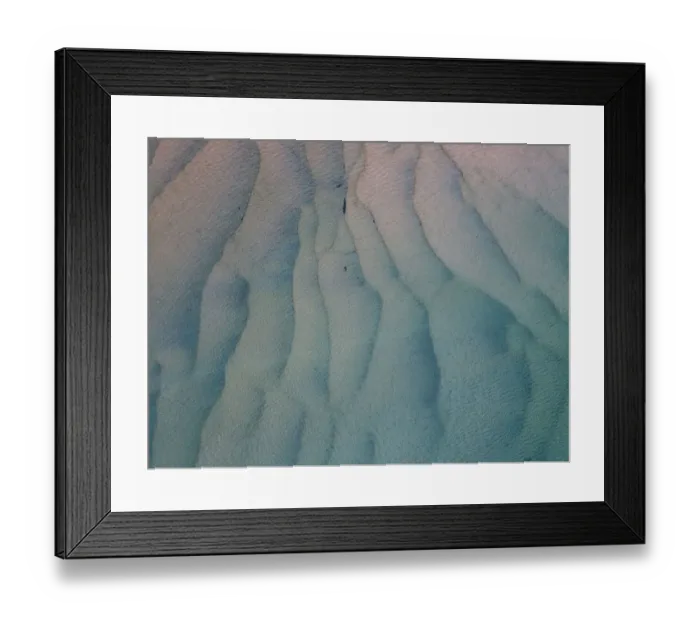 Framed Print : River bed textures shot from an aerial perspective, Noosa, Australia Framed Print : River bed textures shot from an aerial perspective, Noosa, Australia