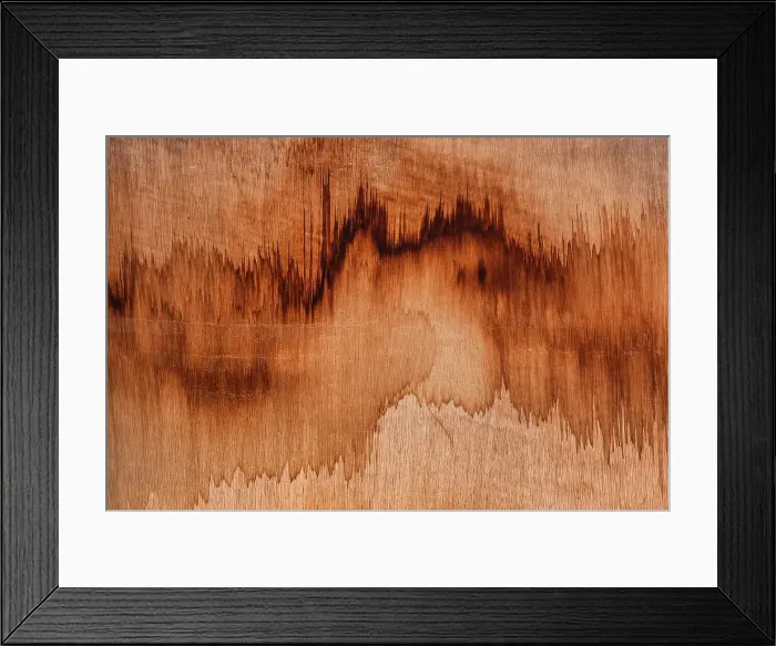 Framed Print : Close up photo showing wood stains, Wyndham, Western Australia, Australia