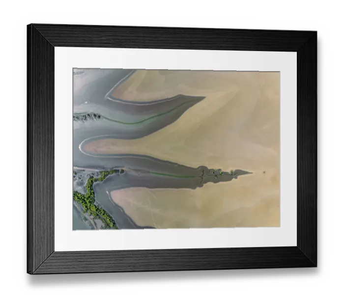 Framed Print : Streams of water on a flood plain photographed from a drone point of view, Wyndham, Western Australia, Australia Framed Print : Streams of water on a flood plain photographed from a drone point of view, Wyndham, Western Australia, Australia