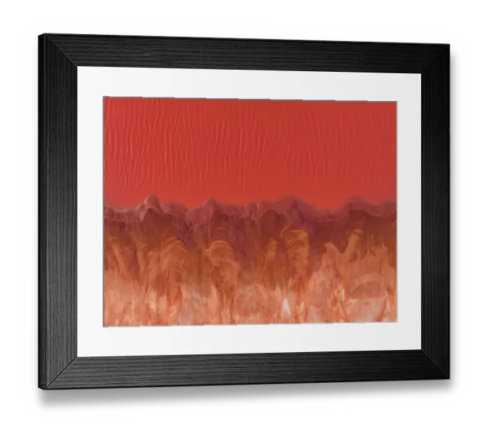 Framed Print : The edge of a vibrant coloured salt lake photographed from a drone point of view, Derby, Western Australia, Australia Framed Print : The edge of a vibrant coloured salt lake photographed from a drone point of view, Derby, Western Australia, Australia