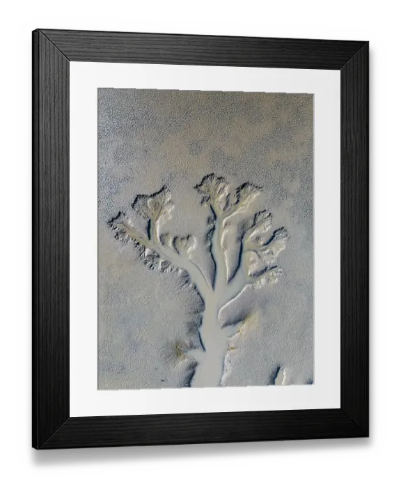 Framed Print : Majestic patterns in an estuary photographed from a drone point of view, Derby, Western Australia, Australia Framed Print : Majestic patterns in an estuary photographed from a drone point of view, Derby, Western Australia, Australia