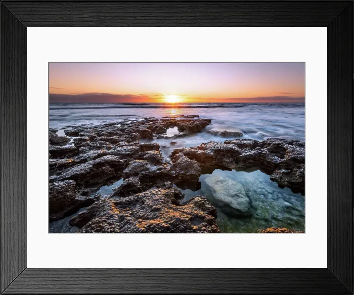 Framed Print : Sunset at Blanche Point, Maslin Beach, Onkaparinga, Fleurieu Peninsula, Adelaide, South Australia Framed Print : Sunset at Blanche Point, Maslin Beach, Onkaparinga, Fleurieu Peninsula, Adelaide, South Australia