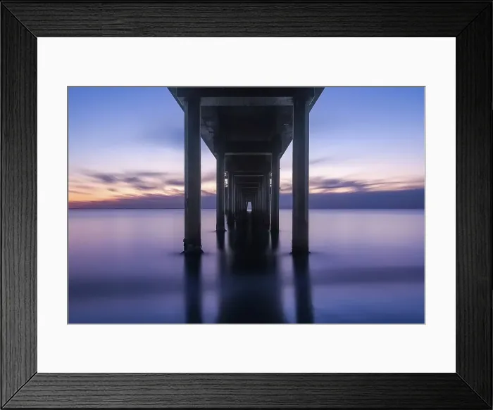 Framed Print : Sunset at Brighton Jetty, Adelaide, South Australia