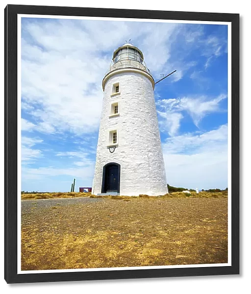 The Cape Bruny Lighthouse at the Southern Tip of Bruny Island, Tasmania, Australia
