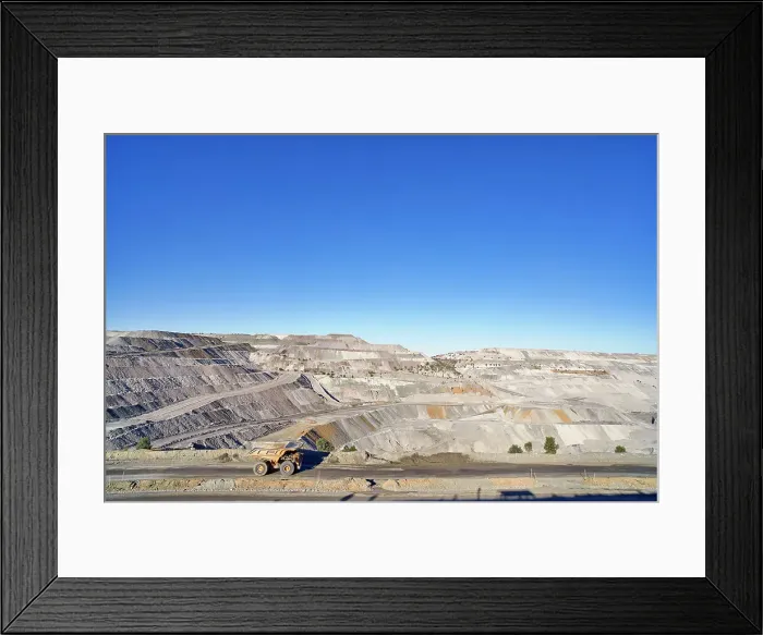 Framed Print : Dawson Coal Mine Queensland Framed Print : Dawson Coal Mine Queensland