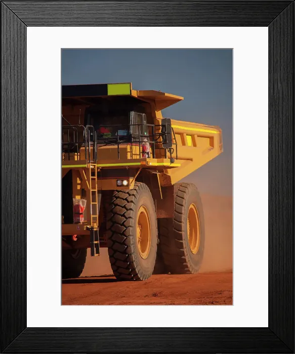 Framed Print : Mine dump truck Framed Print : Mine dump truck