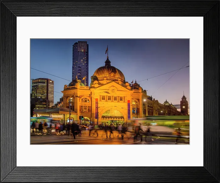 Framed Print : Flinders Street Station