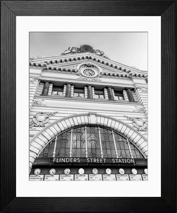 Framed Print : Flinders street station, melbourne