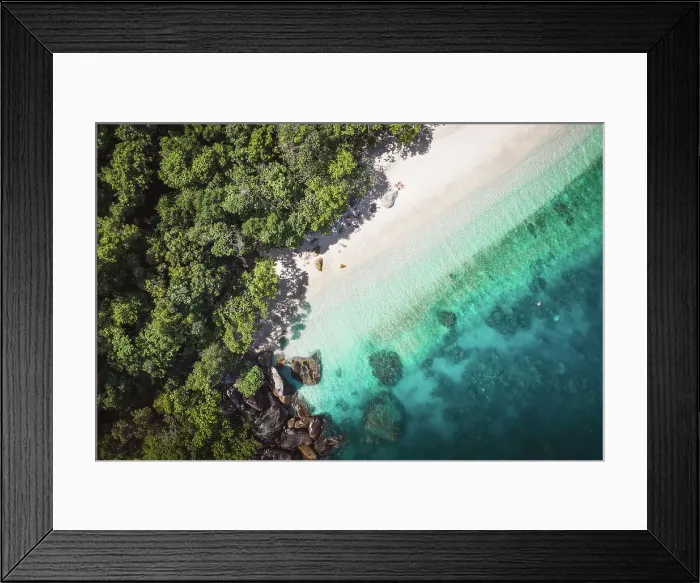 Framed Print : Fitzroy island beach reef Framed Print : Fitzroy island beach reef
