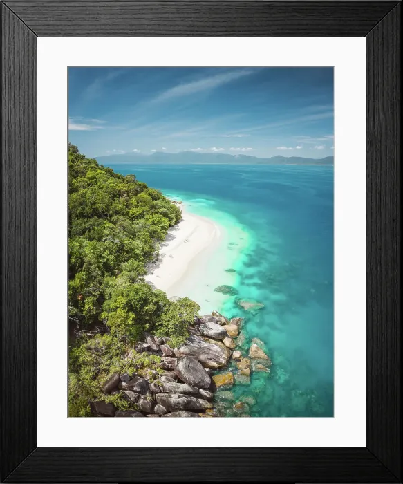 Framed Print : Nudey beach queensland Framed Print : Nudey beach queensland