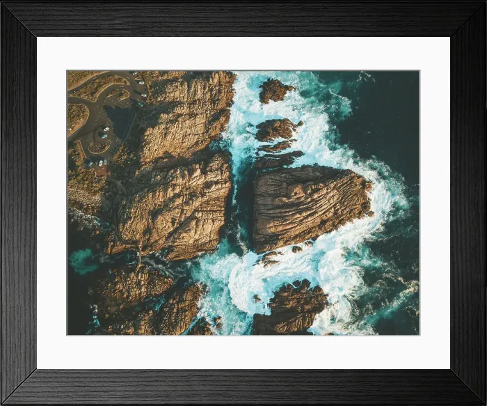Framed Print : canal rocks margaret river