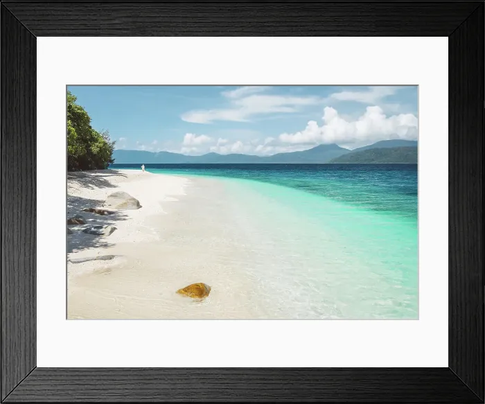 Framed Print : Fitzroy island beach