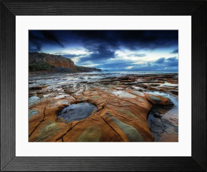Framed Print : Shack bay on the Bunurong Bass Coastline, South Gippsland, Victoria, Australia Framed Print : Shack bay on the Bunurong Bass Coastline, South Gippsland, Victoria, Australia